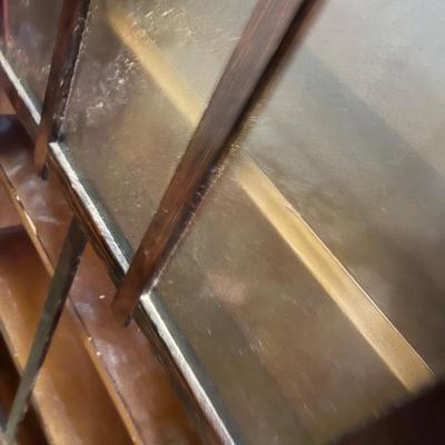 Vintage Glass front Book Case