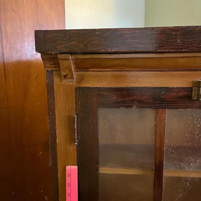 Vintage Glass front Book Case