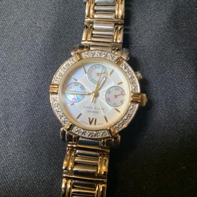 Anne Klein Diamond Watch