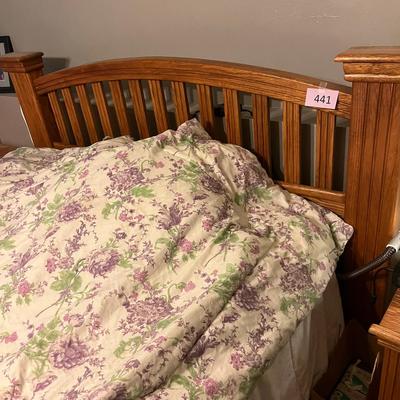 Oak Queen Size Bed