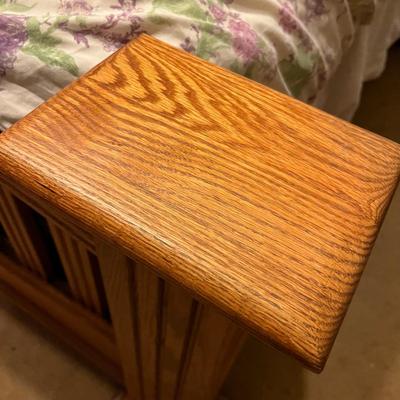 Oak Queen Size Bed