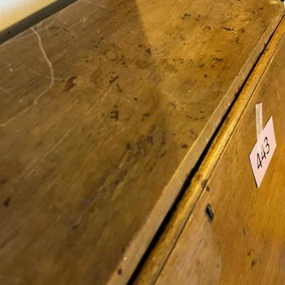 Antique drop front secretary