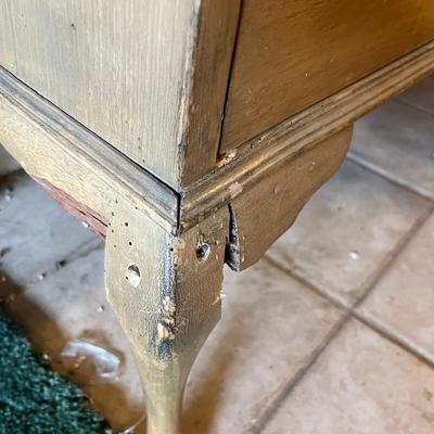 Antique drop front secretary