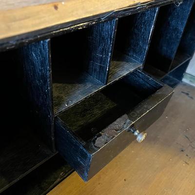 Antique drop front secretary