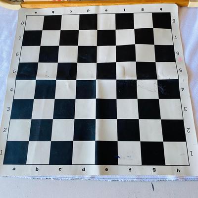 Carrom Game Tabletop  and Roll Up Checkerboard (GR-SL)