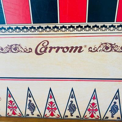 Carrom Game Tabletop  and Roll Up Checkerboard (GR-SL)