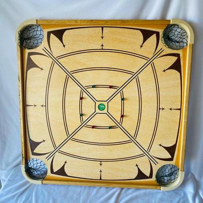 Carrom Game Tabletop  and Roll Up Checkerboard (GR-SL)