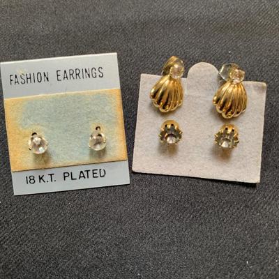 7 pairs stud earrings