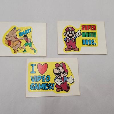 Super mario sticker lot of 3