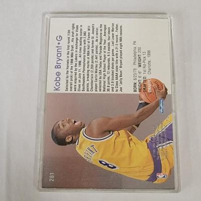 Kobe bryant nba hoops rookie