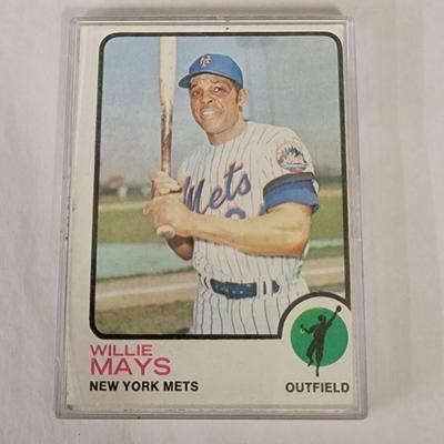 Willie mays 1973 topps