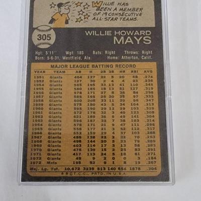 Willie mays 1973 topps