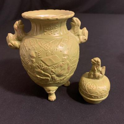 Japanese Pottery Vase, Footed Ginger Jar & More (DR-HS)