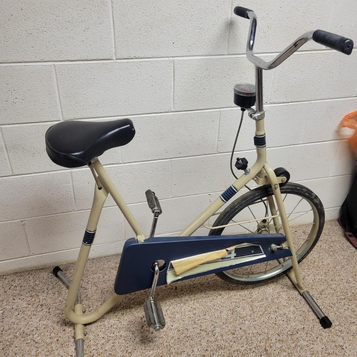 Vintage sears stationary online bike