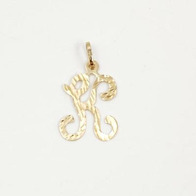 JCM 14K GOLD "K" PENDANT