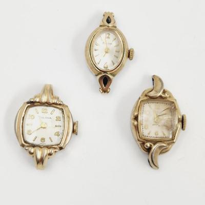 ANTIQUE 10K RGP BEZEL WATCH FACE BUNDLE