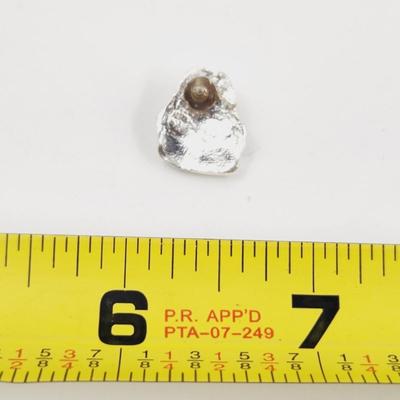 HANDCRAFTED STERLING SILVER FROG PIN