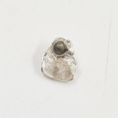 HANDCRAFTED STERLING SILVER FROG PIN