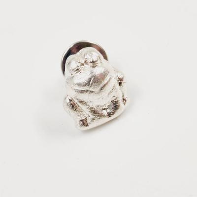 HANDCRAFTED STERLING SILVER FROG PIN