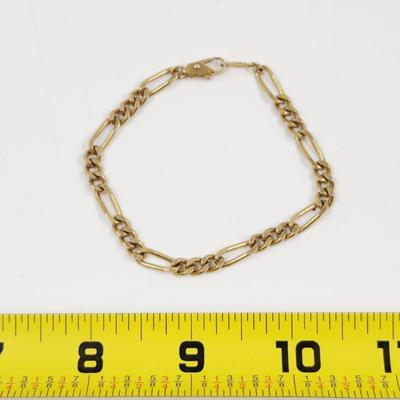 NICE 24K GOLD PLATED CHAIN BRACELET