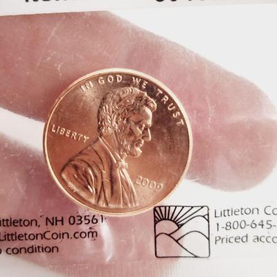 UNCIRCULATED PENNY COINS 2010 & 2000