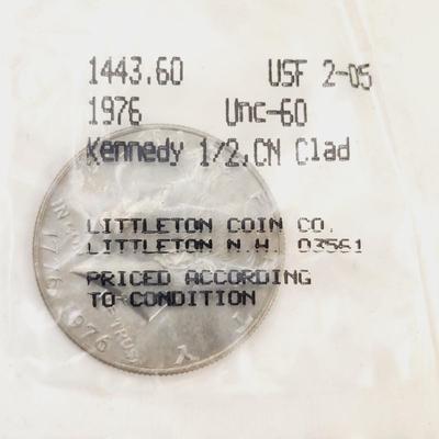 UNCIRCULATED 1976 KENNEDY 1/2 DOLLAR