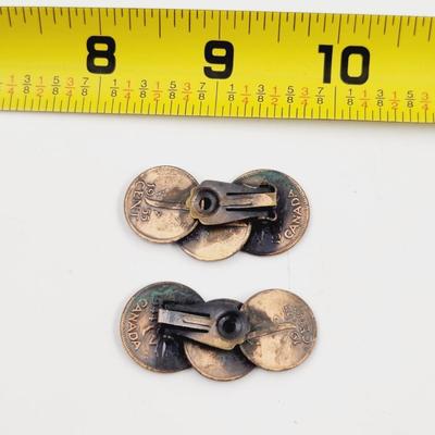 VIBTAGE CLIP COIN EARRINGS
