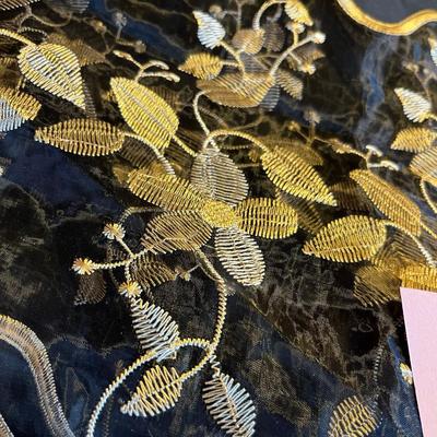 Black w/ Gold Lace