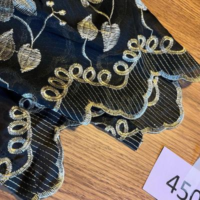 Black w/ Gold Lace