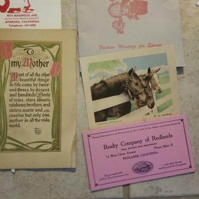 Vintage paper lot