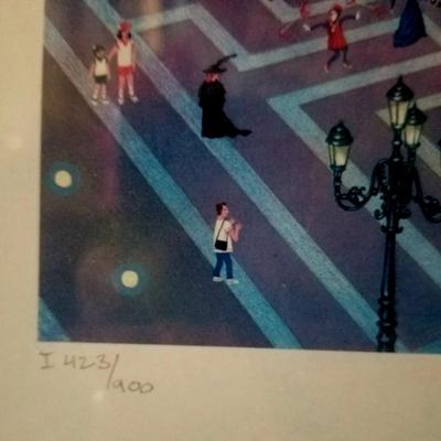 Alexander Chen "The Grand View" Las Vegas Signed Numbered Serigraph Art Print