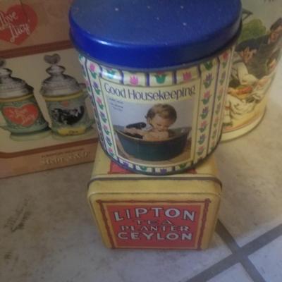 Assorted kitchen tin 12 in all