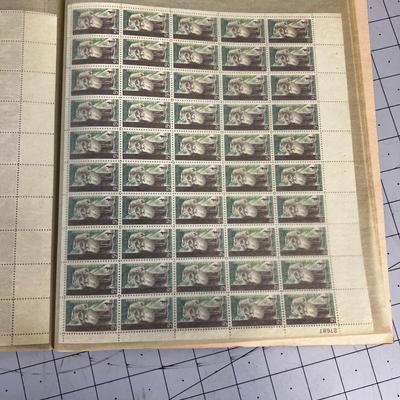 Book Full of MINT Sheets of US Postage Stamps 