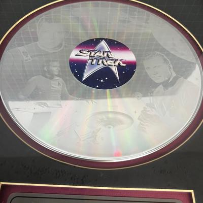 STAR TREK  Lazer Disc Limited Edition Framed 