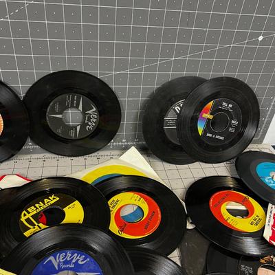 Huge Collection of 45's all ROCK-N-ROLL 