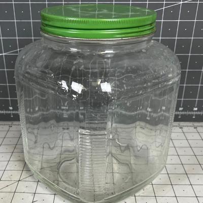 Antique Green Lid Jar - 1 Gallon 