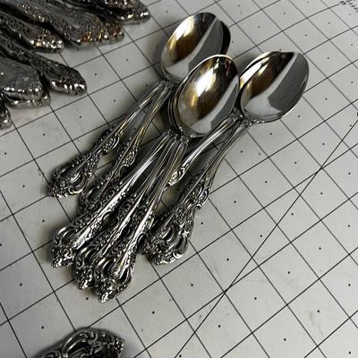 4 Place Setting for 8 with extras and Serving Spoons