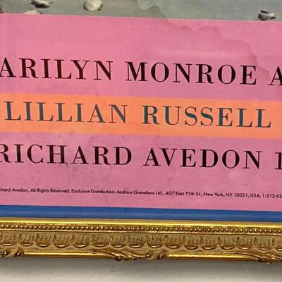 MARILYN MONROE as LILLIAN RUSSELL POSTER Richard Avedon Photo