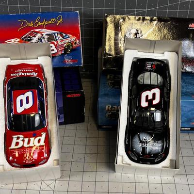 2 - Dale Earnhardt and Dale Earnhardt Junior Die Cast RACE Cars 