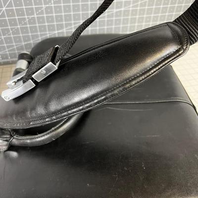 Leather Halliburton Zero Laptop Case
