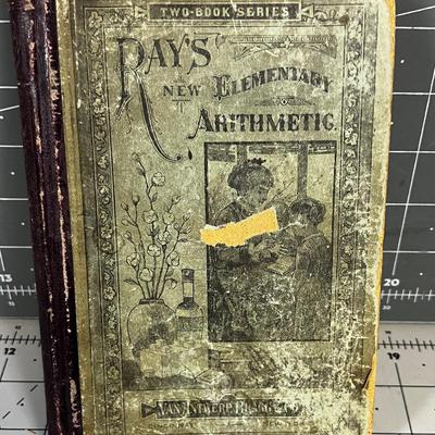 Rays New Elementary Arithmetic Book RARE 1879 