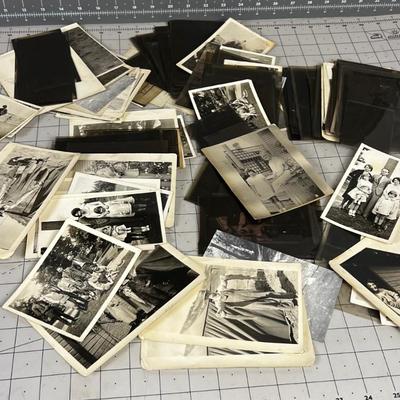Vintage Photos with Negatives 1920's to 1930's 
