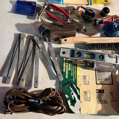 Flat of tools & hardware