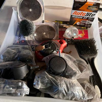 Flat of tools & hardware
