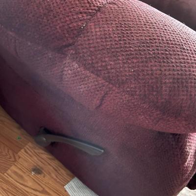 Burgandy LaZBoy Recliner/ Rocker #3