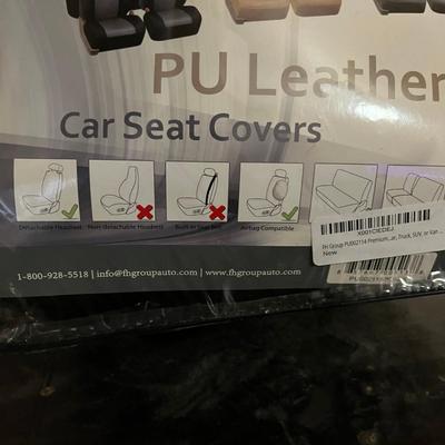 Faux Leather seat covers