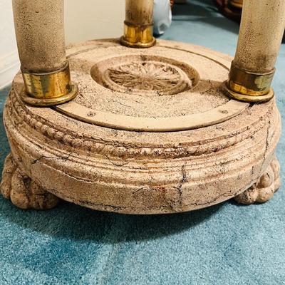 Stone and Metal Table Base  (BR1-JM)