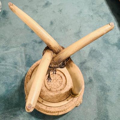Stone and Metal Table Base  (BR1-JM)