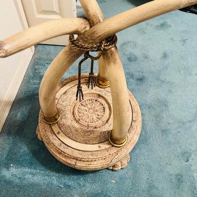 Stone and Metal Table Base  (BR1-JM)