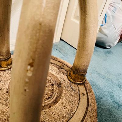 Stone and Metal Table Base  (BR1-JM)